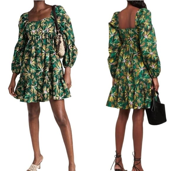 Ulla Johnson Alita Dress in Tigerlily, Size 12, New with tag, Printed mini dres - Picture 2 of 16